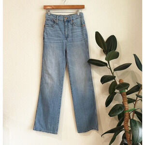 Madewell Womens 11" High Rise Flare Jeans Size 26 Stretch BohoFestival Retro